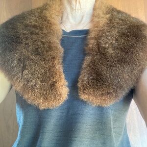 Vintage mink collar - ~ 40"